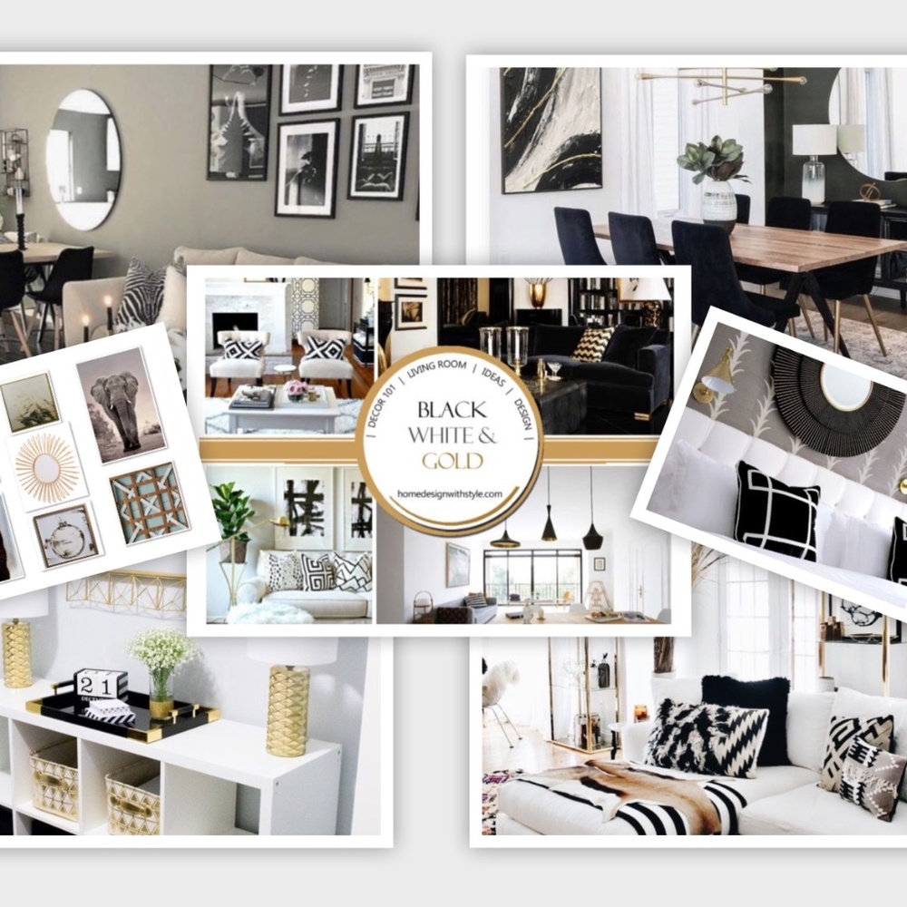Trend - BlackGold &White Decor